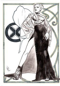 Emma Frost Hellfire Vigil